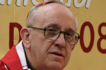 Foto: Kardinal Bergoglio - heute Papst Franziskus